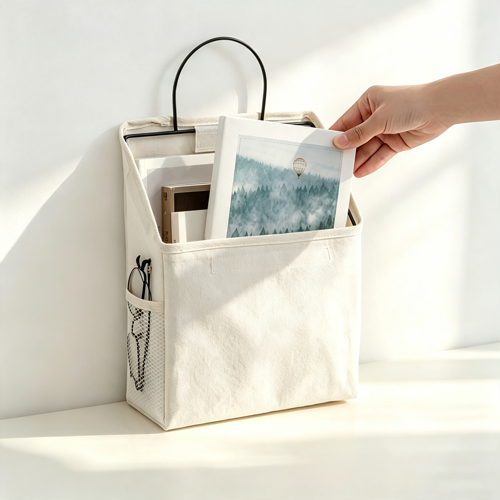 Iron Frame Canvas Hanging Organizer