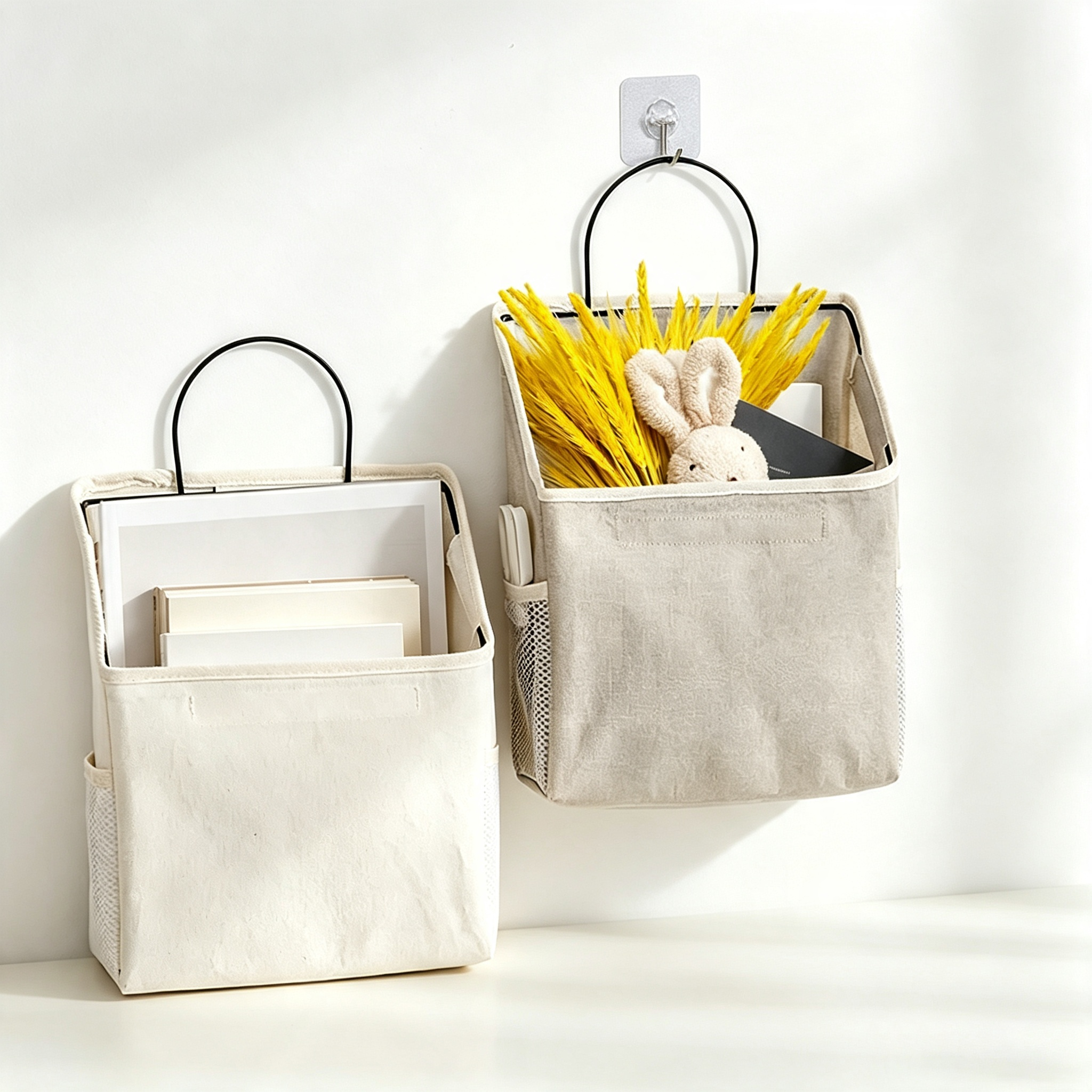 Iron Frame Canvas Hanging Organizer