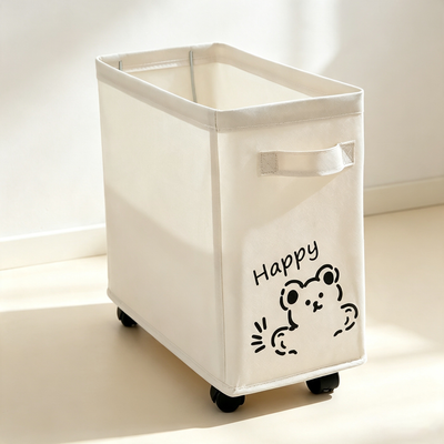 Mobile Fabric Storage Basket