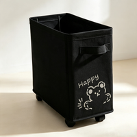 Mobile Fabric Storage Basket